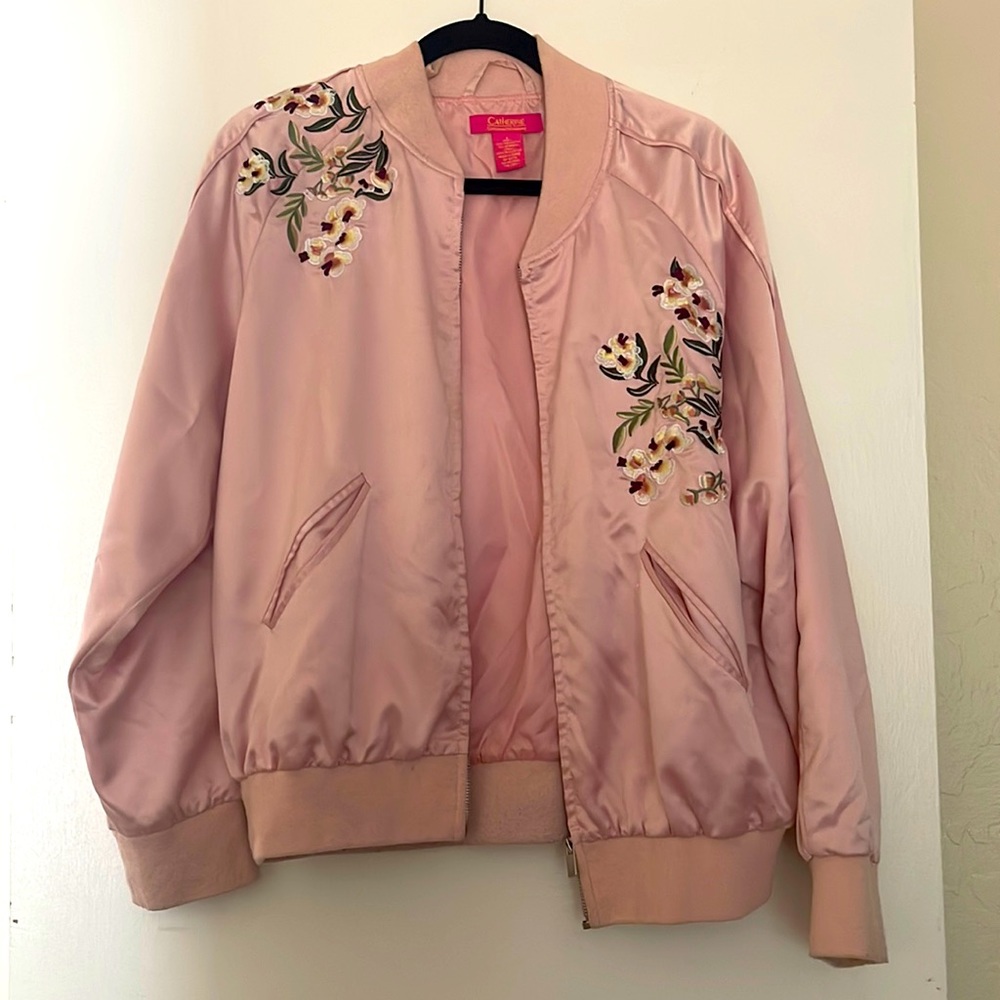 Pink flower jacket